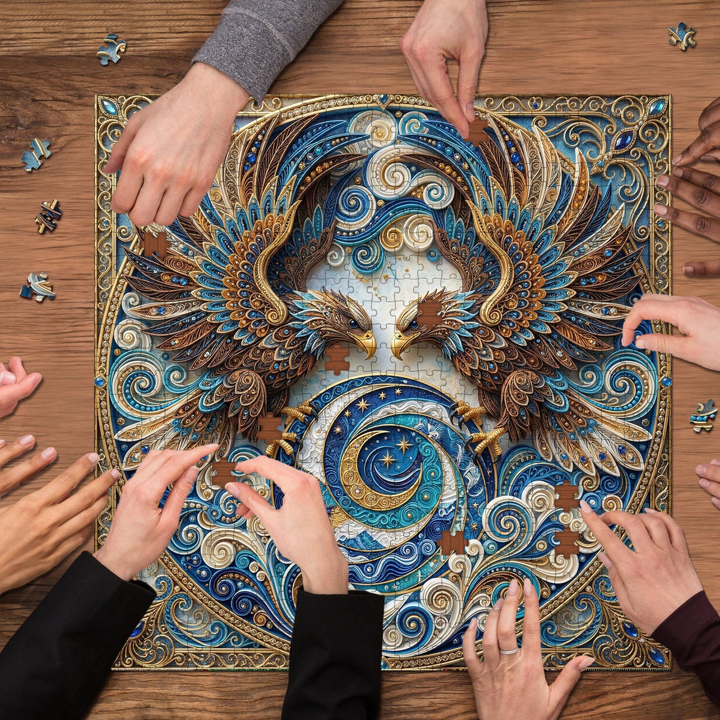 Twin Eclipse Jigsaw Puzzles GFTOQM3436