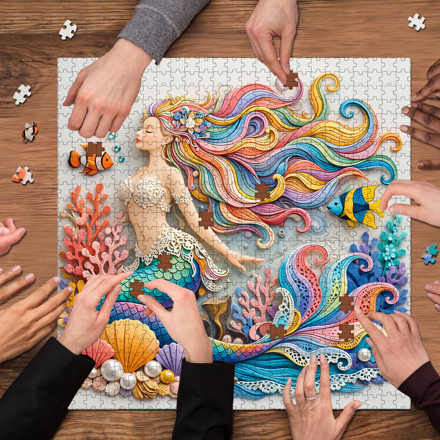 Charming Mermaid Jigsaw Puzzles GFTOTP17534