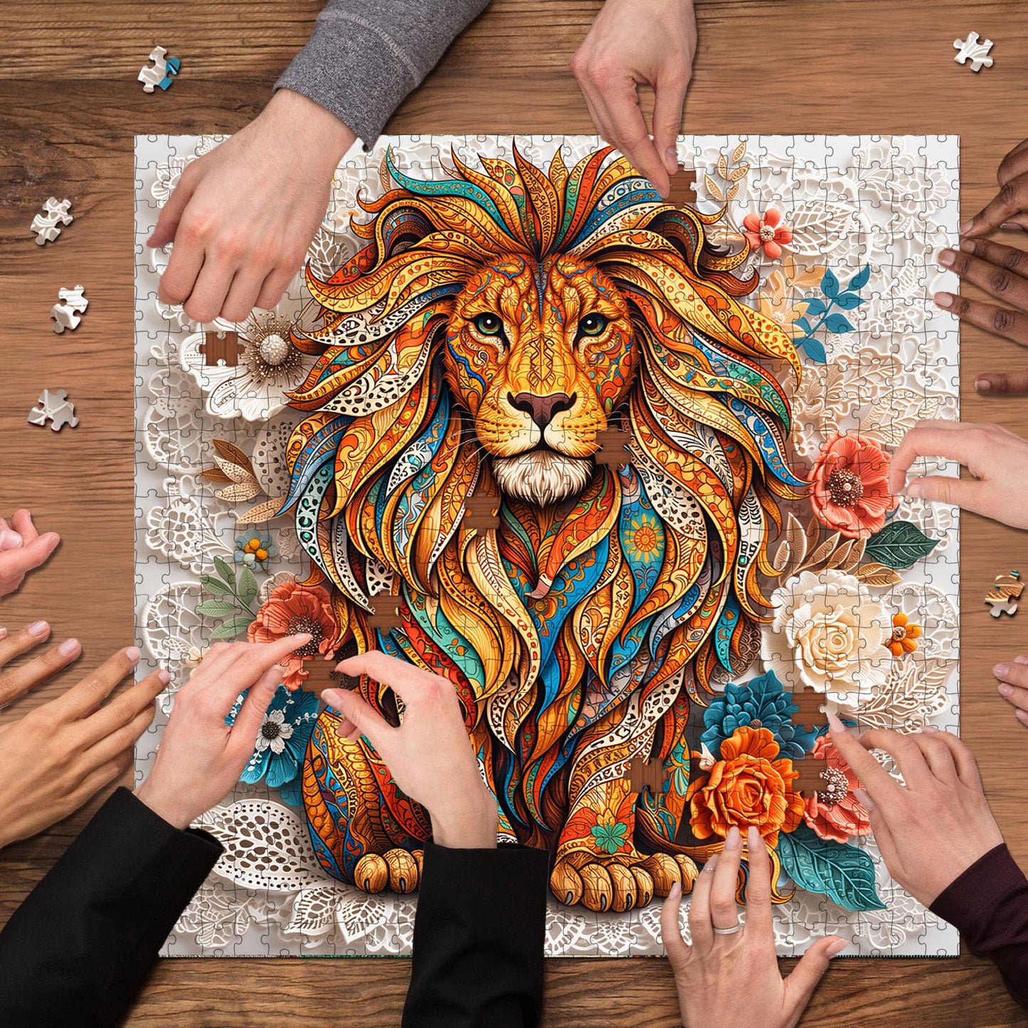 Majestic Lion Jigsaw Puzzles GFTOTP17536
