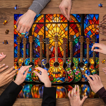Stained Glass Jigsaw Puzzles GFTOQM3336