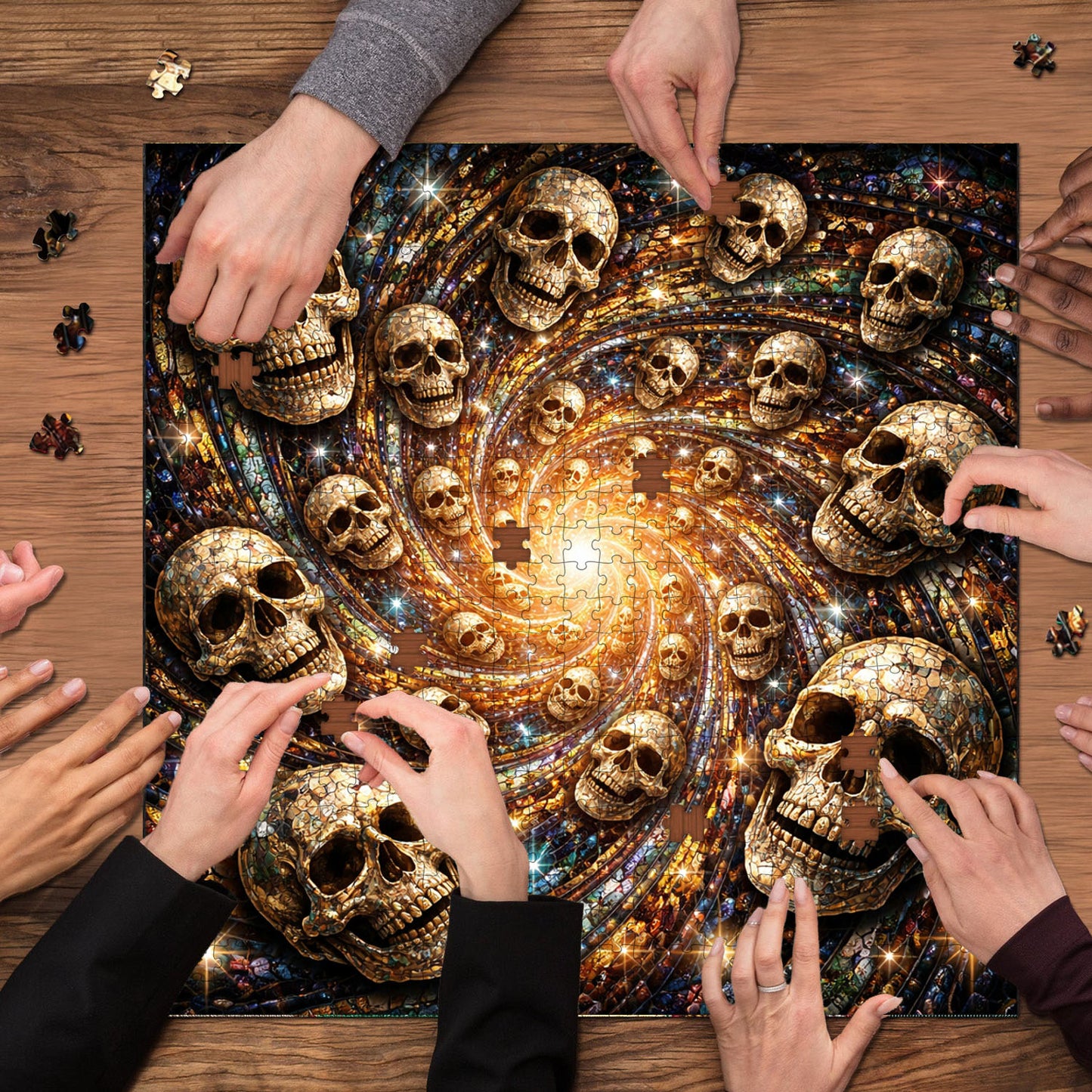 Skull Serenity Jigsaw Puzzles GFTOQA2036