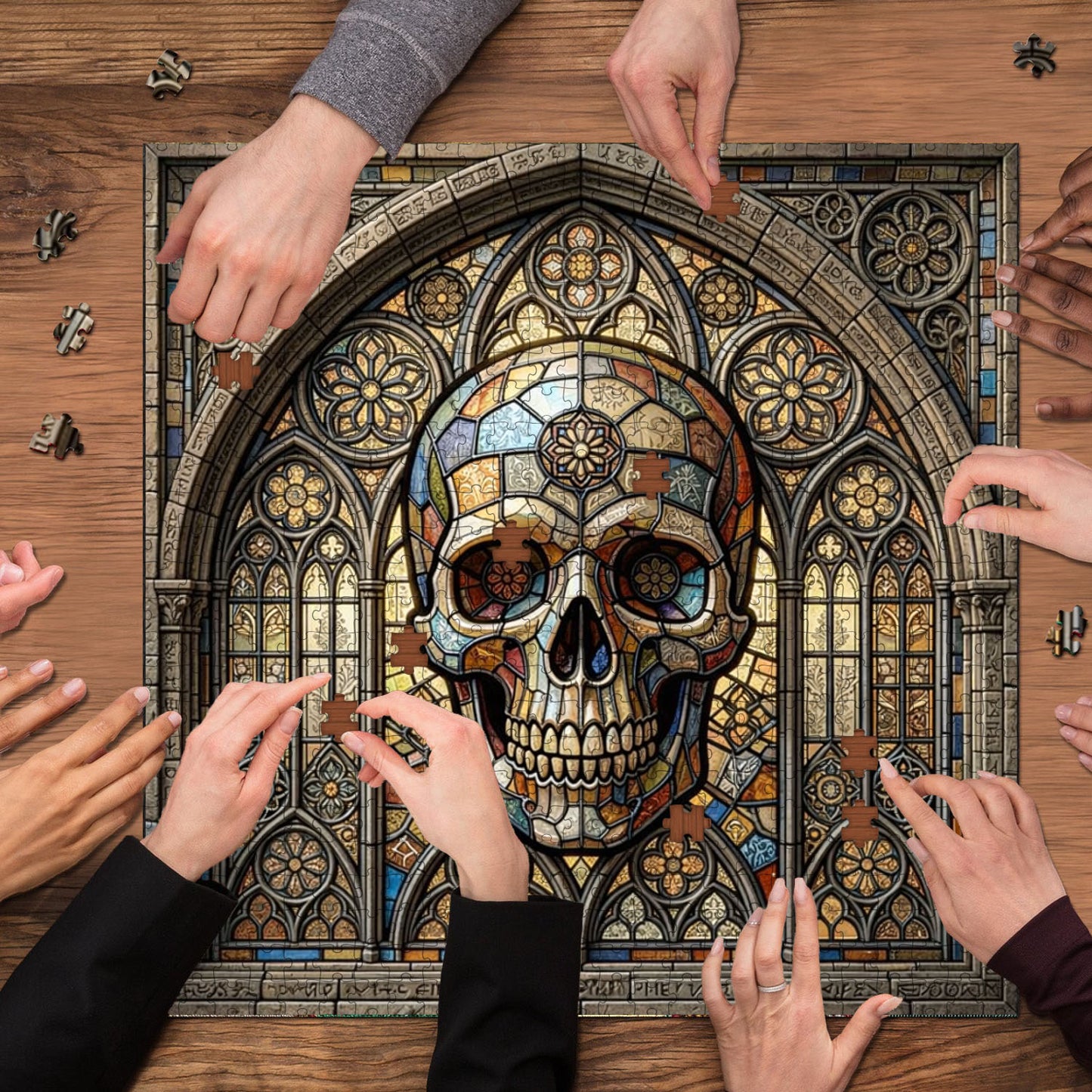 Skull Serenity Jigsaw Puzzles GFTOQA2035