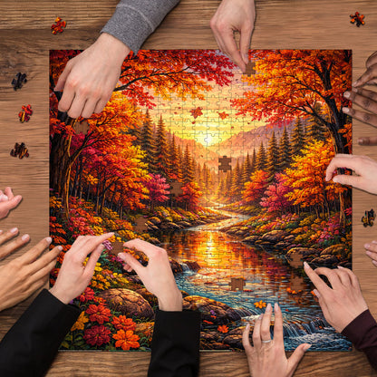 Forest Serenity Jigsaw Puzzles GFTOQA2047