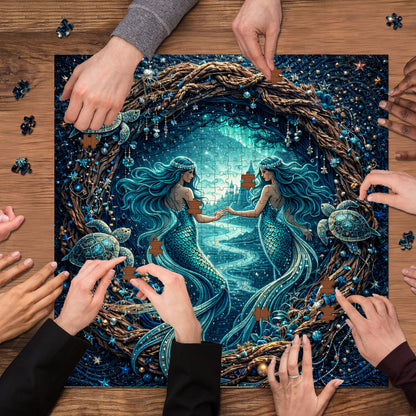 Emerald Mermaid Jigsaw Puzzles GFTOMA9980