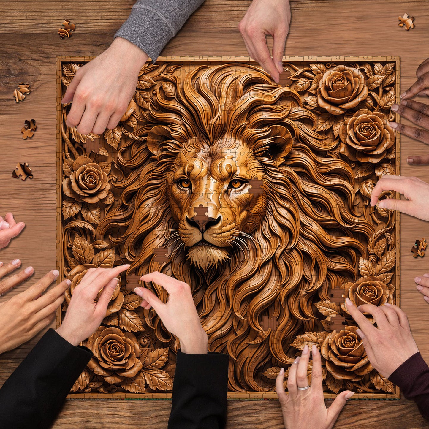 Majestic Lion Jigsaw Puzzles GFTOTP17540