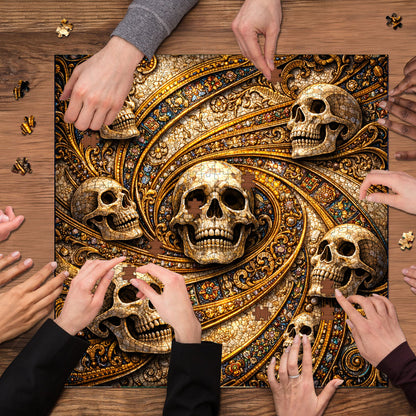 Skull Serenity Jigsaw Puzzles GFTOQA2041