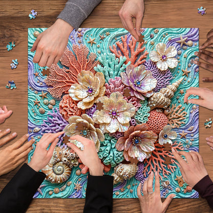 Coral Blossom Jigsaw Puzzles GFTOQM3441