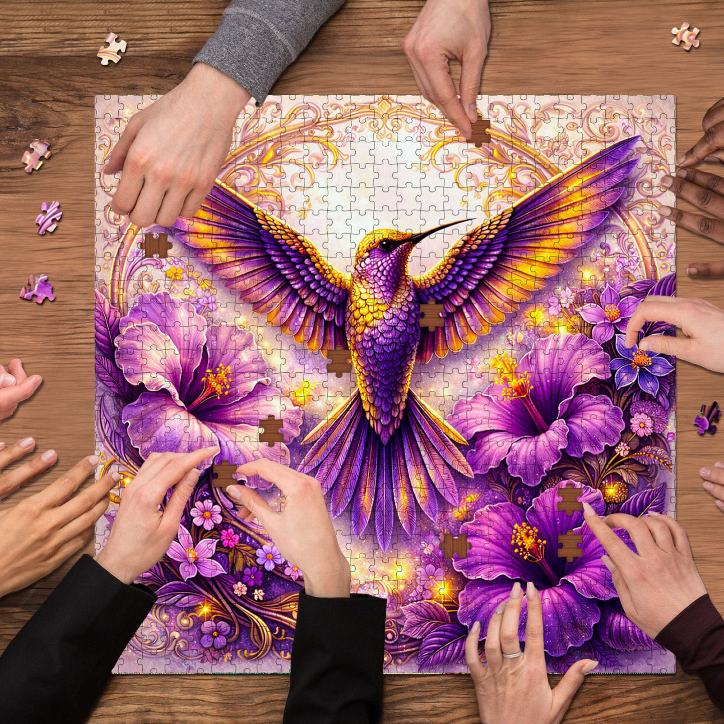 Hummingbird Bloom Jigsaw Puzzles GFTOMA9984