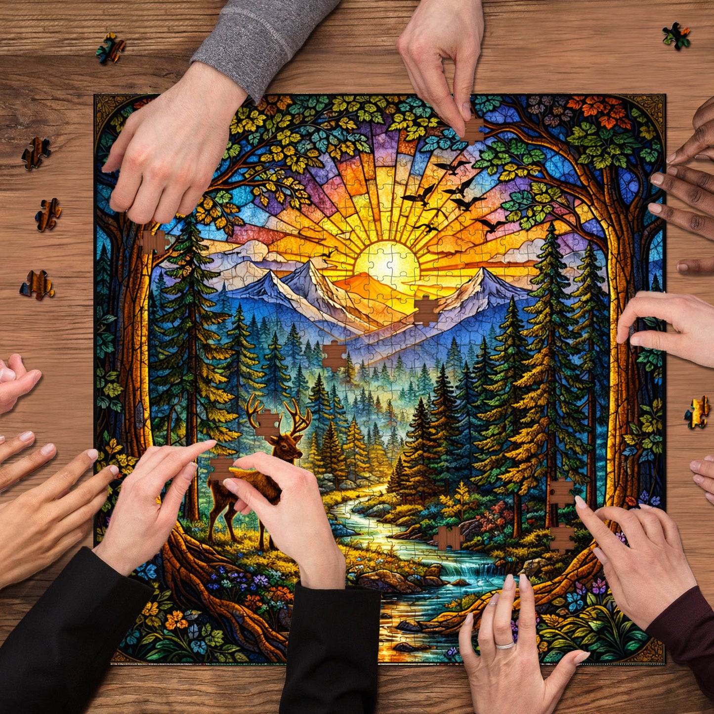 Forest Serenity Jigsaw Puzzles GFTOQA2044