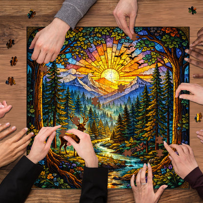 Forest Serenity Jigsaw Puzzles GFTOQA2044