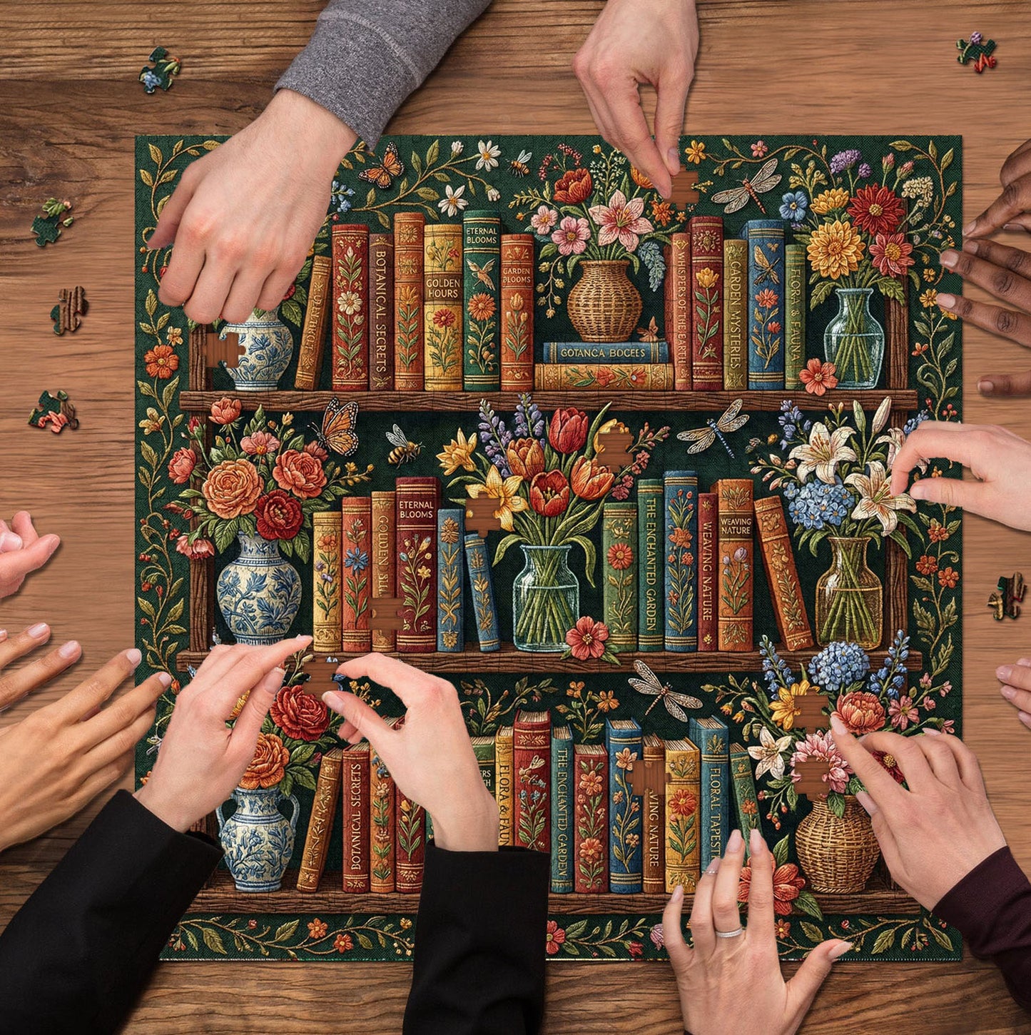Emerald Blooms Jigsaw Puzzles GFTOQM3297