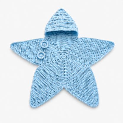 Cozy Crochet Baby Star Suit for Newborns and Toddlers