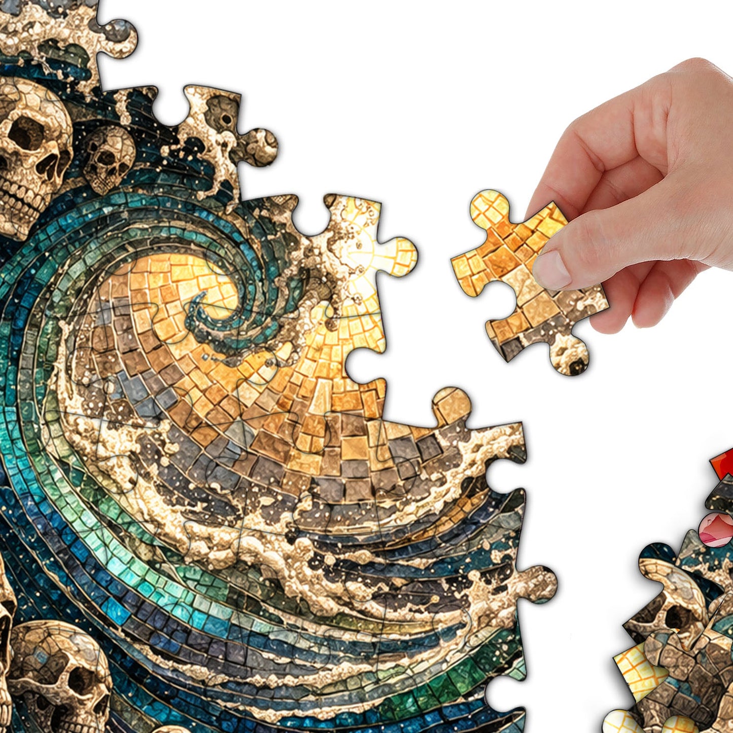 Skull Serenity Jigsaw Puzzles GFTOQA2040