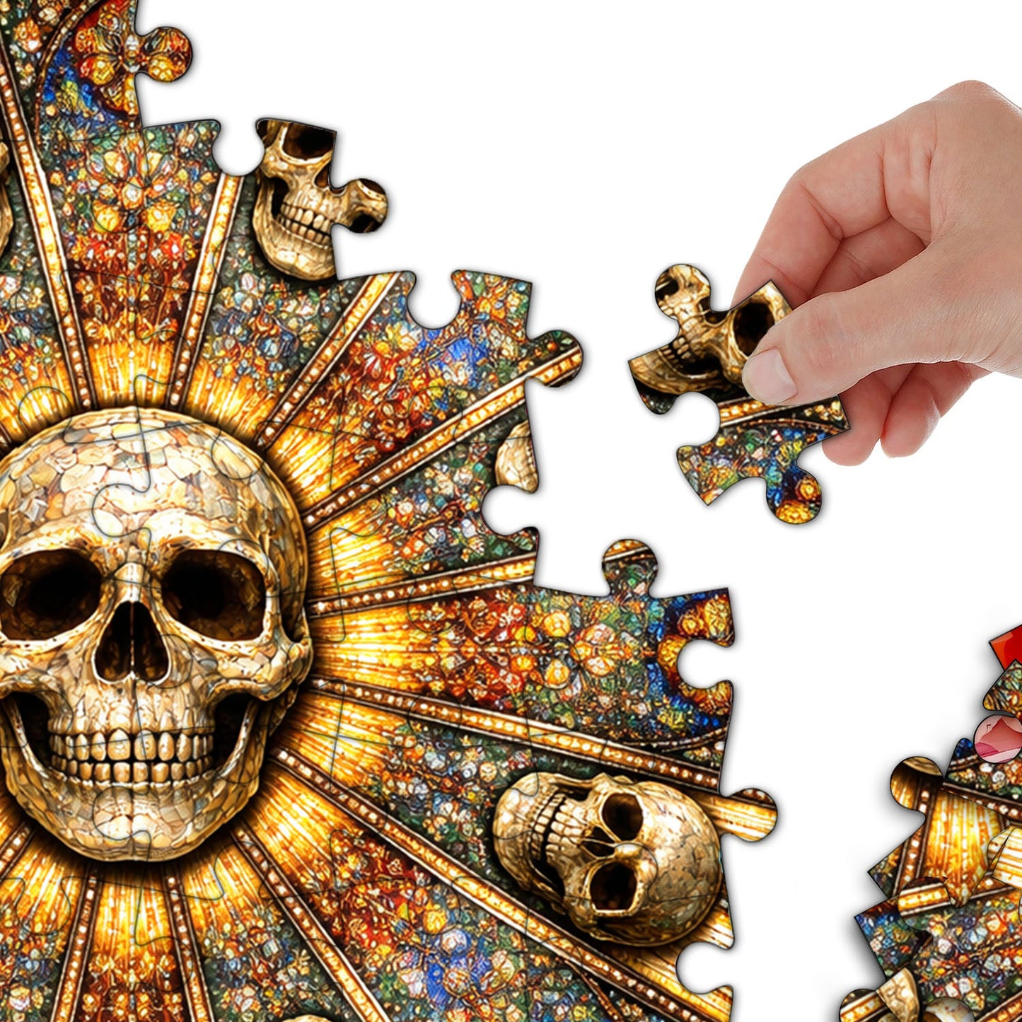 Skull Serenity Jigsaw Puzzles GFTOQA2037