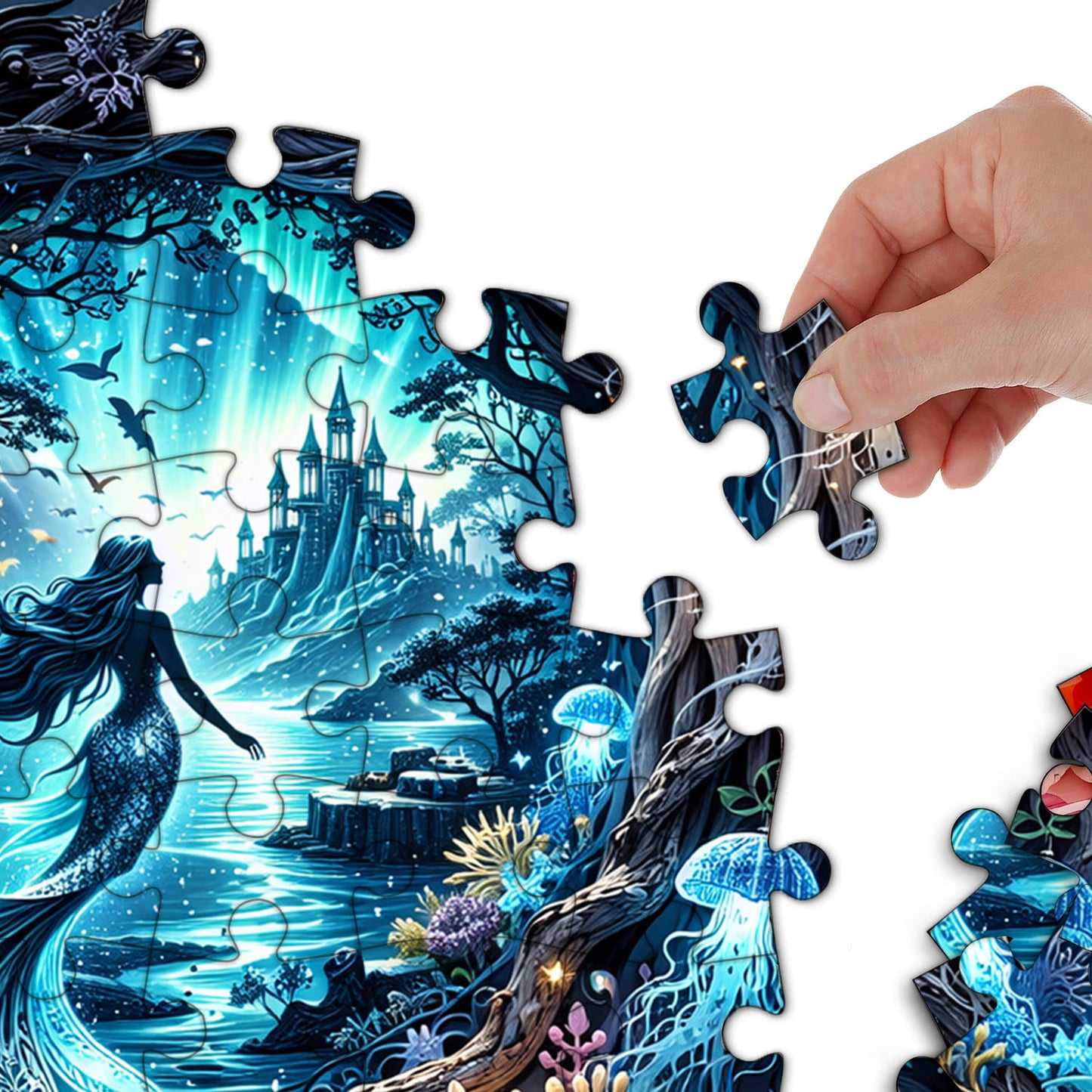 Emerald Mermaid Jigsaw Puzzles GFTOMA9979