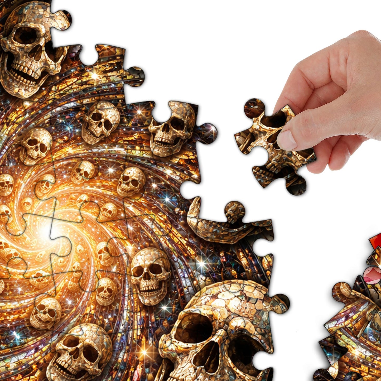 Skull Serenity Jigsaw Puzzles GFTOQA2036