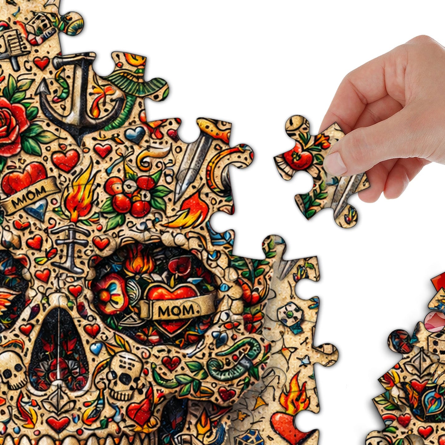 Skull Serenity Jigsaw Puzzles GFTOQA2029
