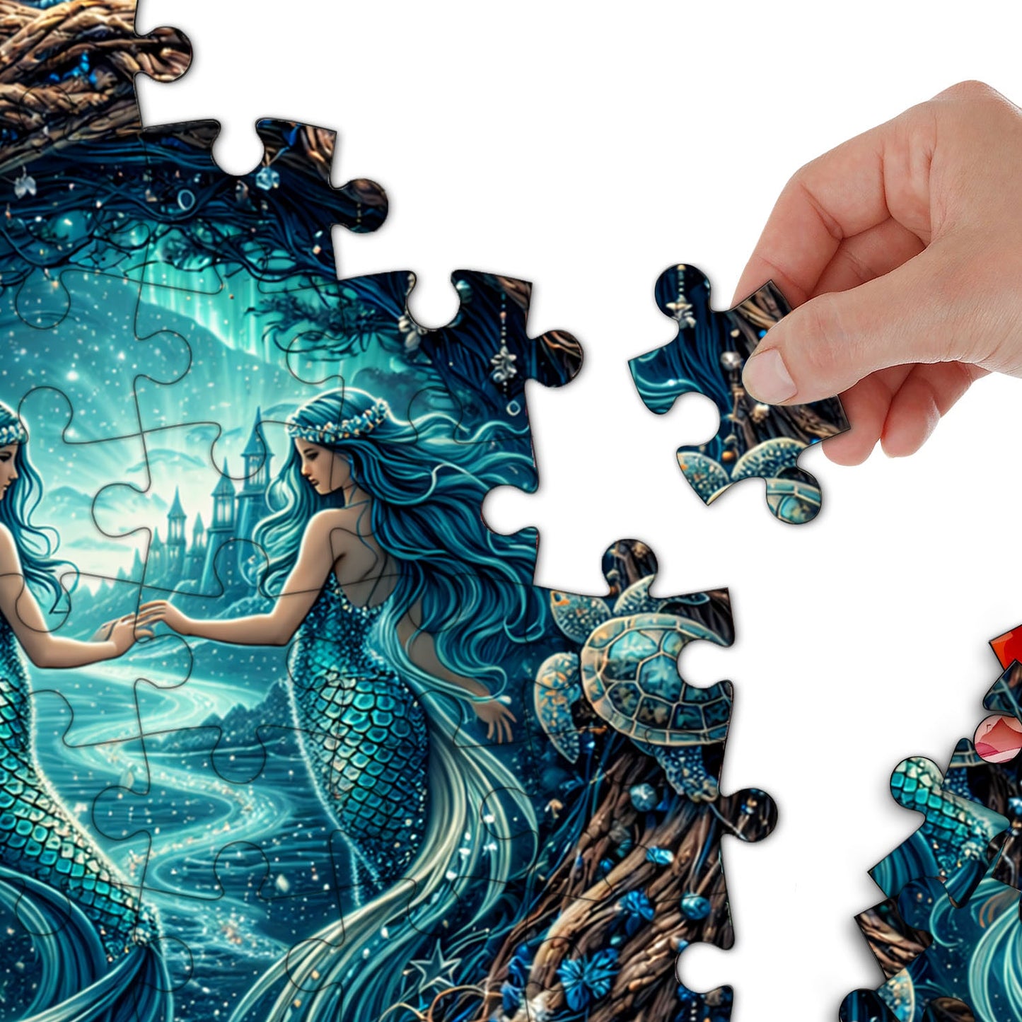 Emerald Mermaid Jigsaw Puzzles GFTOMA9980