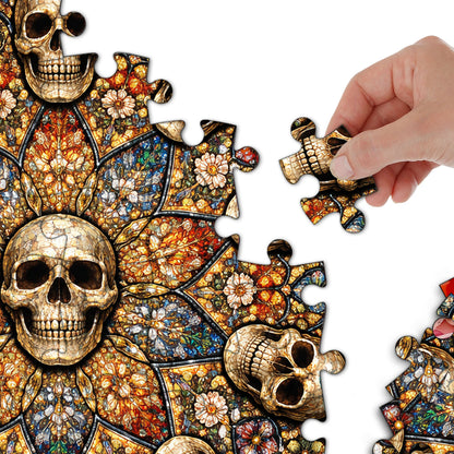 Skull Serenity Jigsaw Puzzles GFTOQA2038