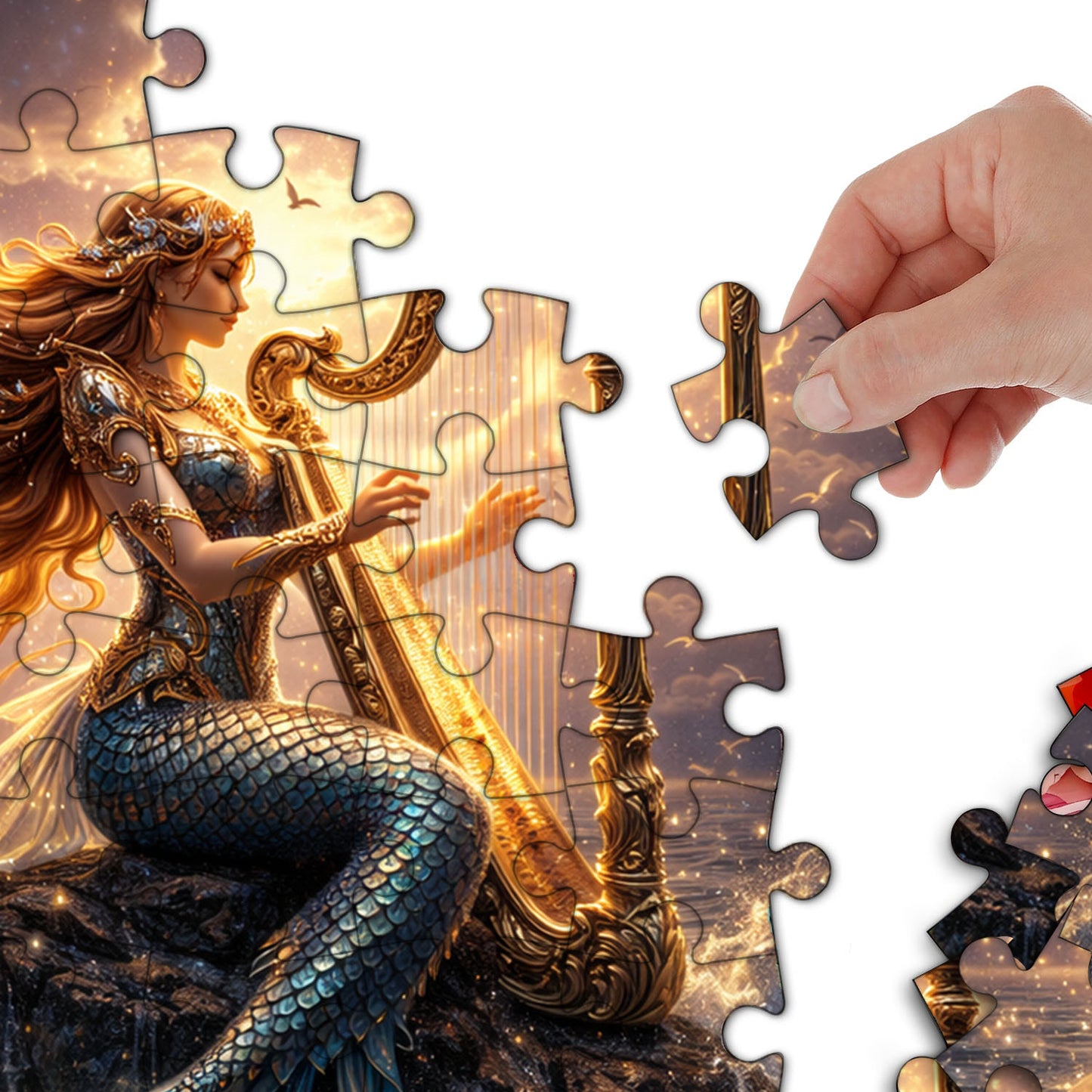 Emerald Mermaid Jigsaw Puzzles GFTOMA9981