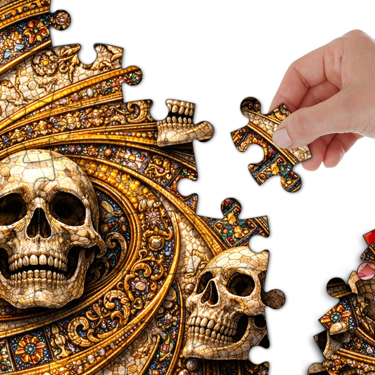 Skull Serenity Jigsaw Puzzles GFTOQA2041