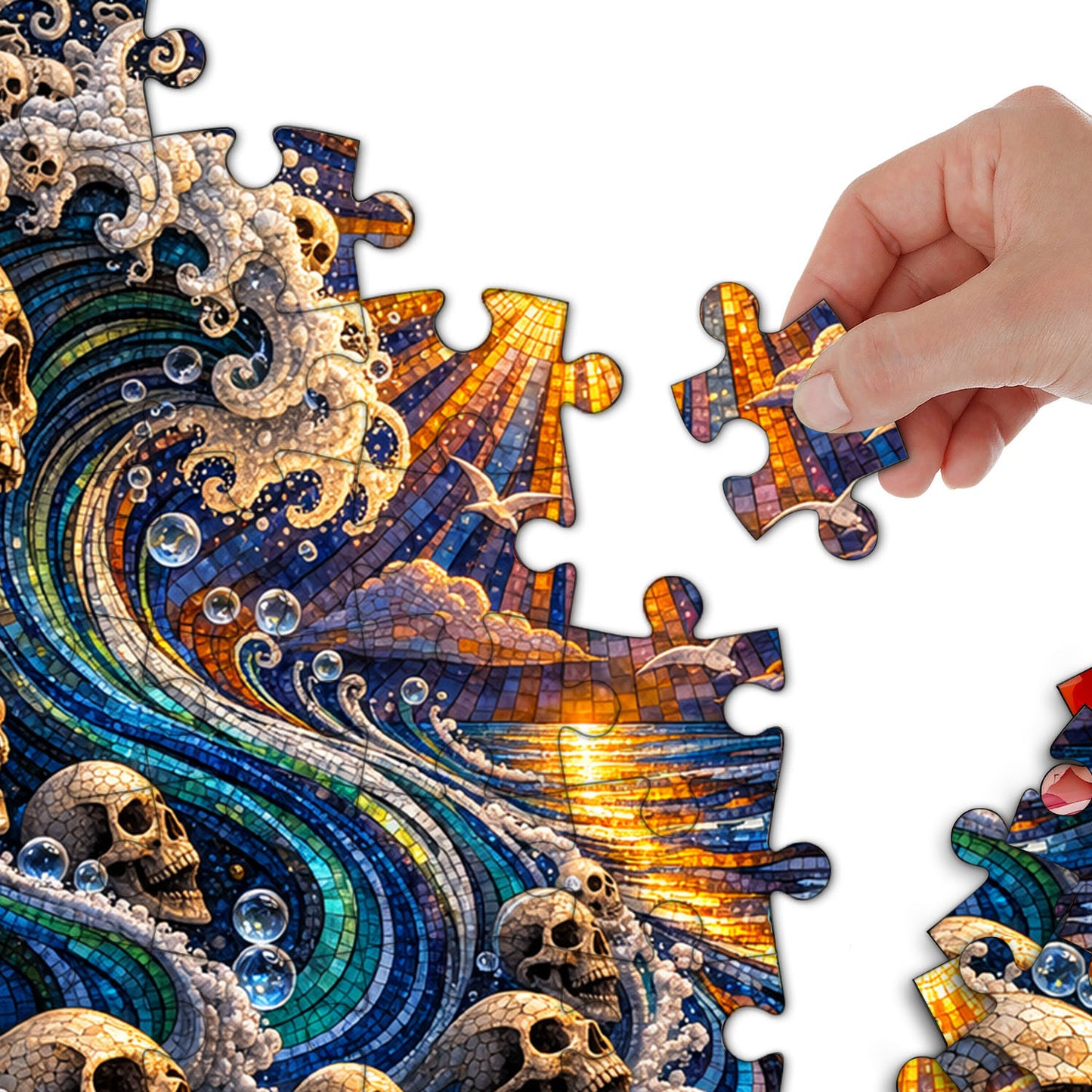 Skull Serenity Jigsaw Puzzles GFTOQA2039