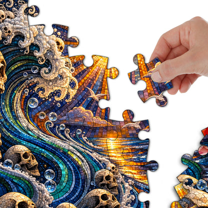 Skull Serenity Jigsaw Puzzles GFTOQA2039