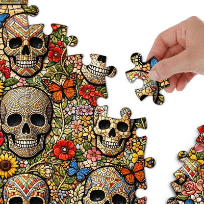 Skull Serenity Jigsaw Puzzles GFTOQA2033
