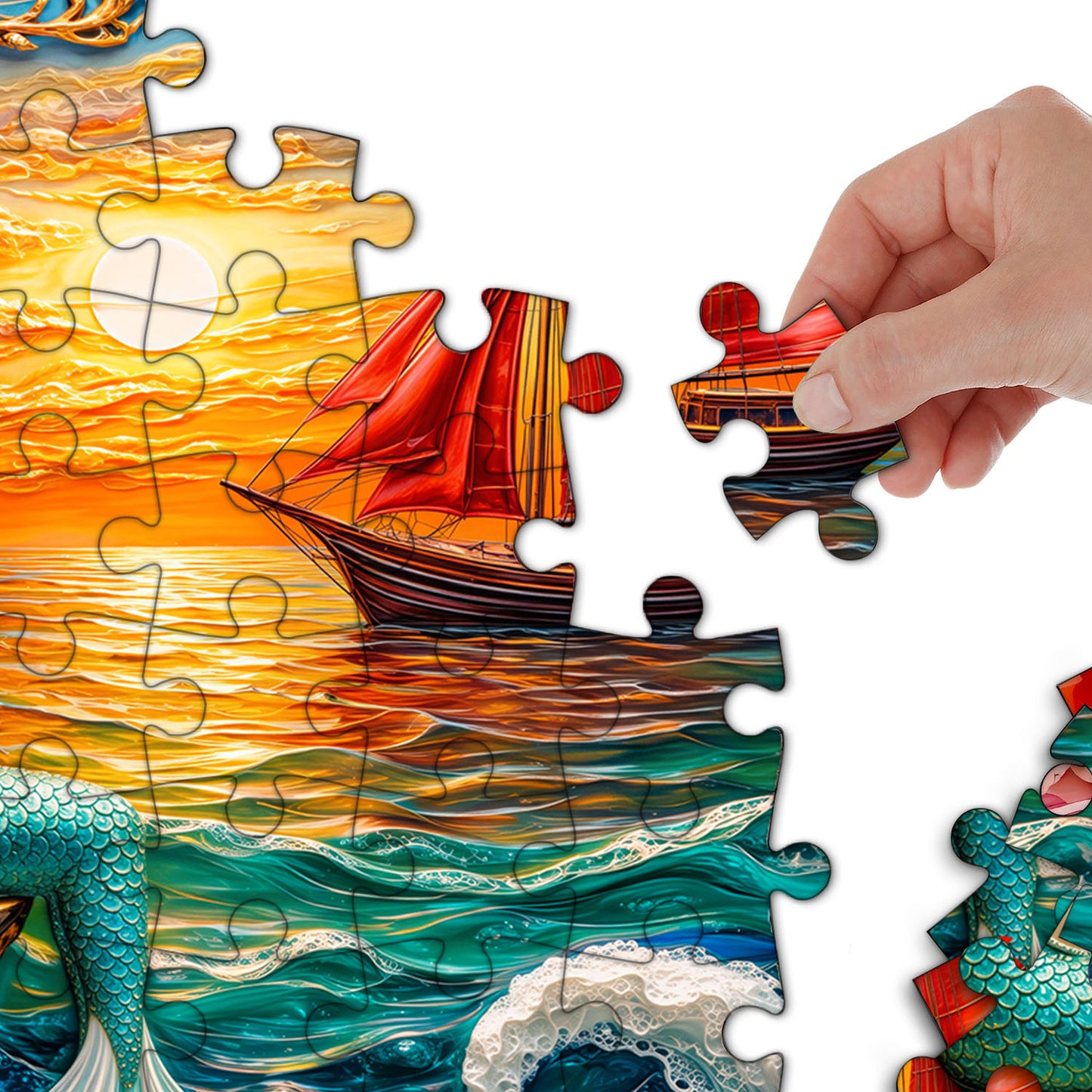 Charming Mermaid Jigsaw Puzzles GFTOTP17535