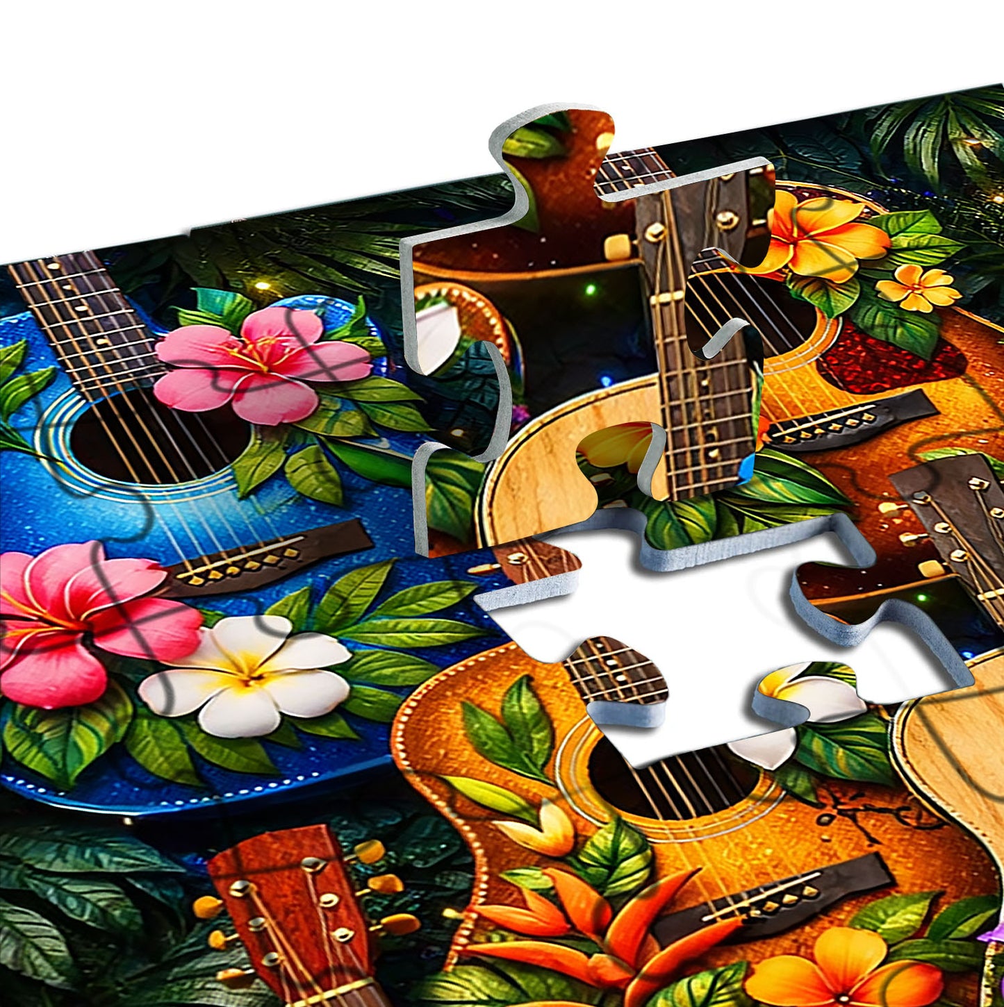 Tropical Guitars Jigsaw Puzzles GFTOQM3332