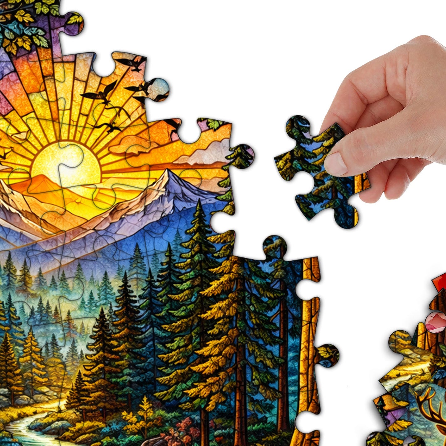 Forest Serenity Jigsaw Puzzles GFTOQA2044