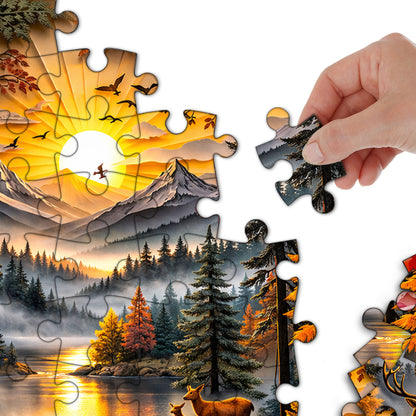Forest Serenity Jigsaw Puzzles GFTOQA2042