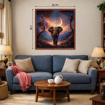 Moonlit Forest Elephant Jigsaw Puzzles GFTOHD14229