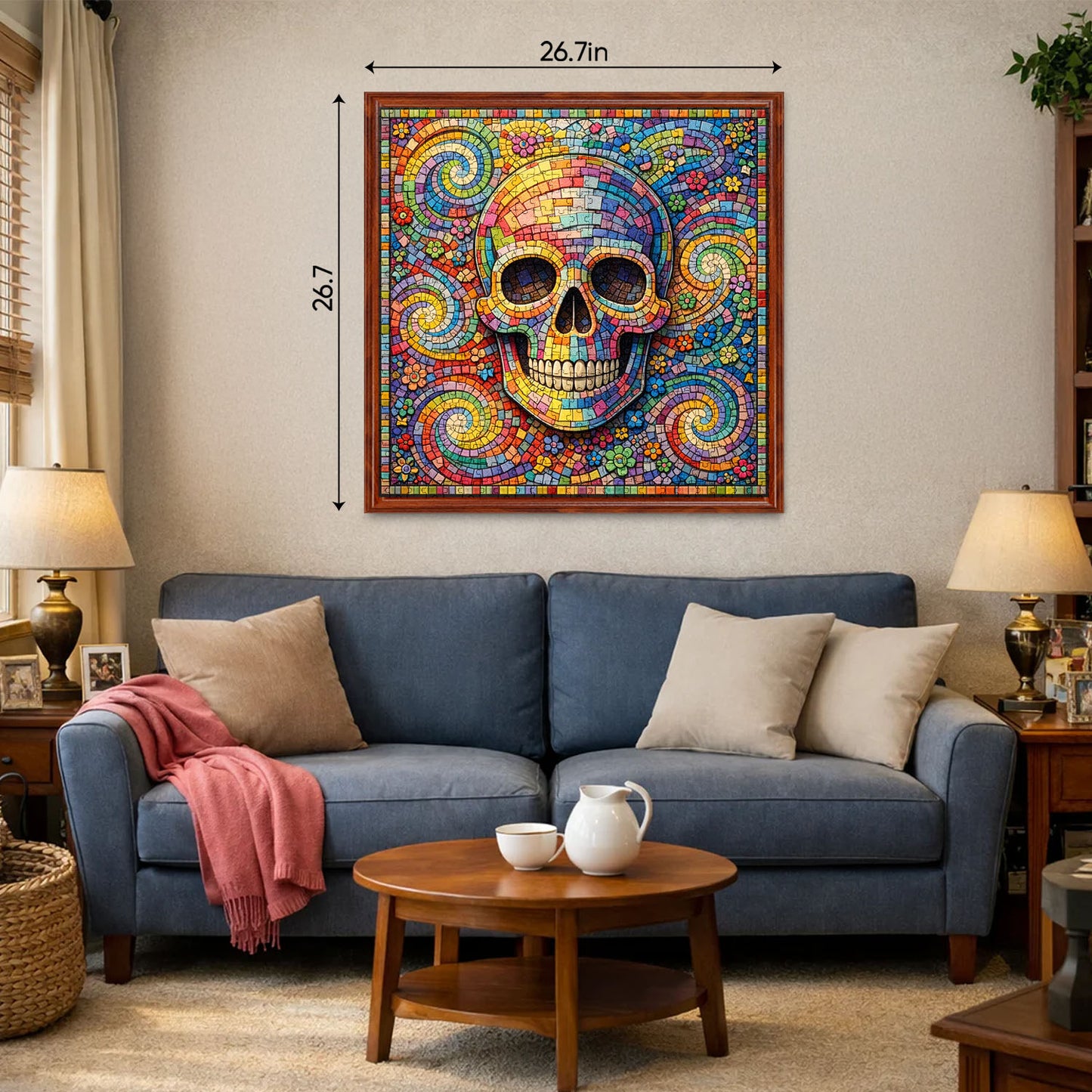 Skull Serenity Jigsaw Puzzles GFTOQA2034