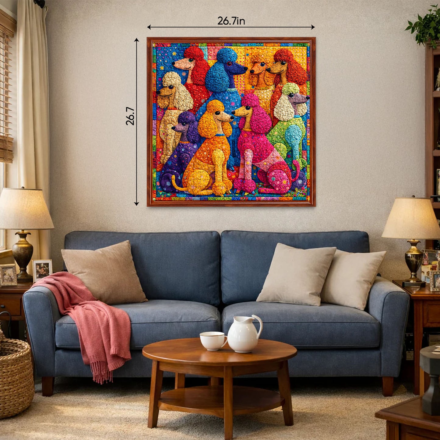 Charming Poodle Jigsaw Puzzles GFTOTP17603