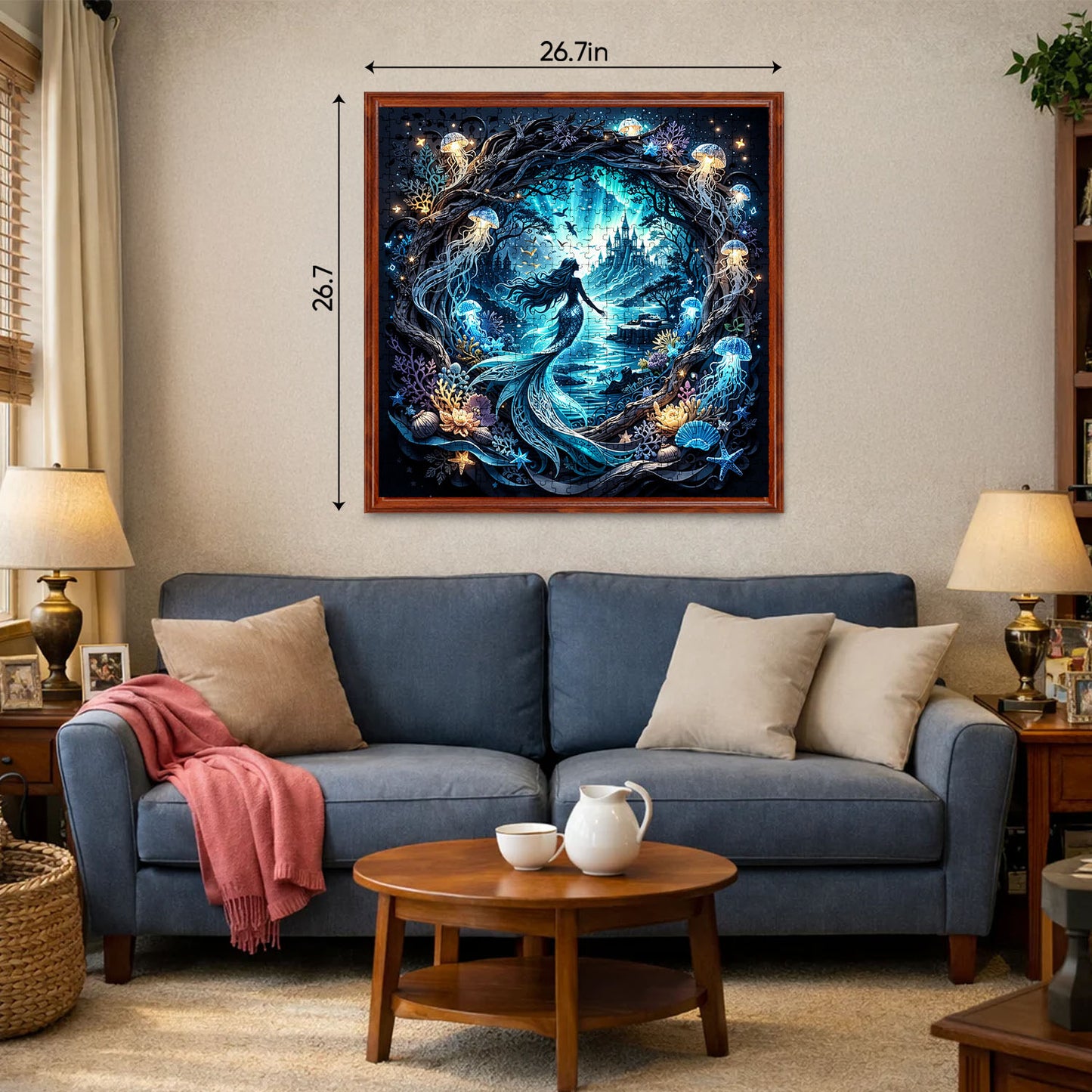 Emerald Mermaid Jigsaw Puzzles GFTOMA9979
