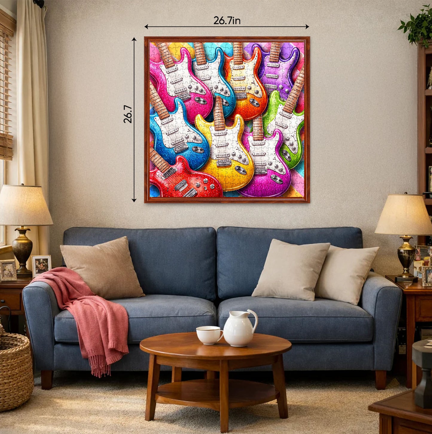 Candy Pop Guitars Jigsaw Puzzles GFTOQM3335