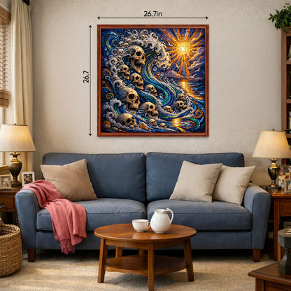 Skull Serenity Jigsaw Puzzles GFTOQA2039