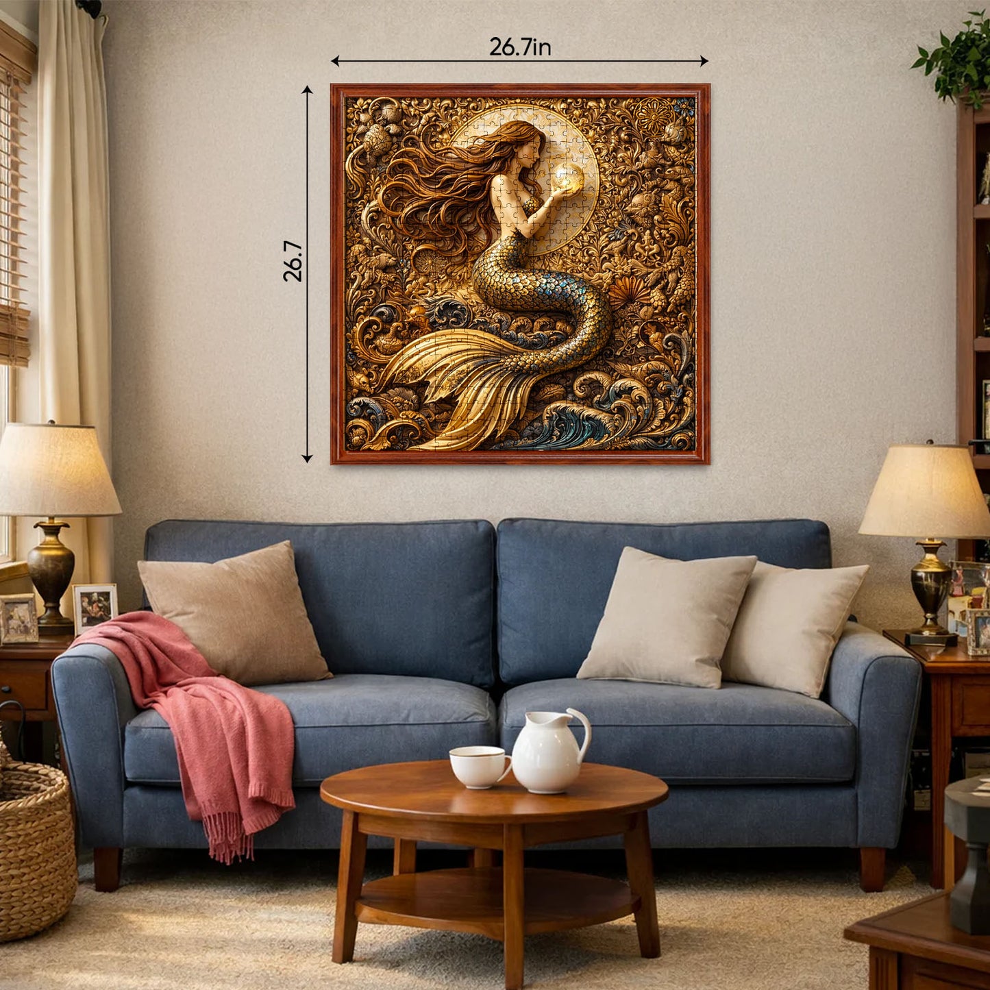 Emerald Mermaid Jigsaw Puzzles GFTOMA9977
