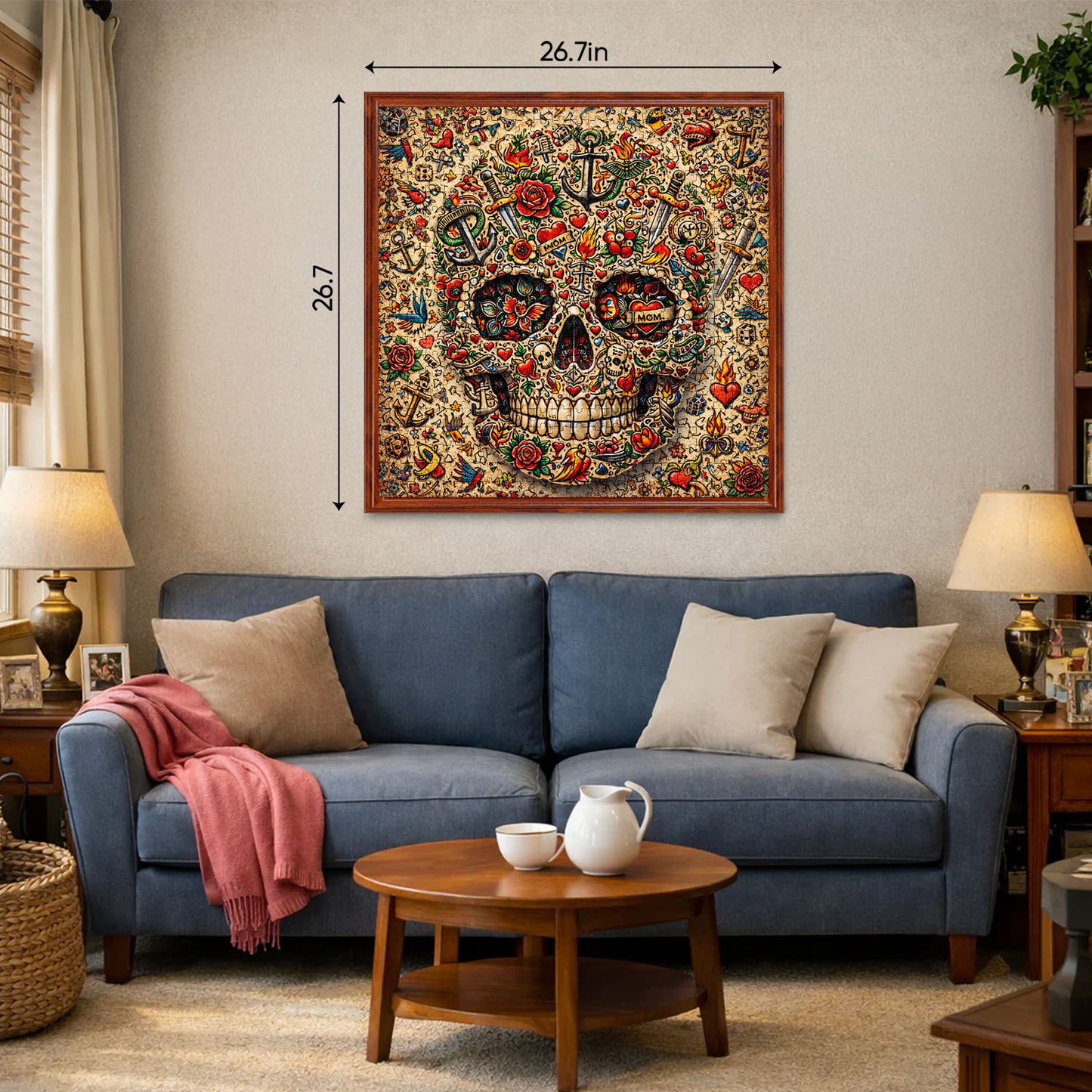 Skull Serenity Jigsaw Puzzles GFTOQA2029