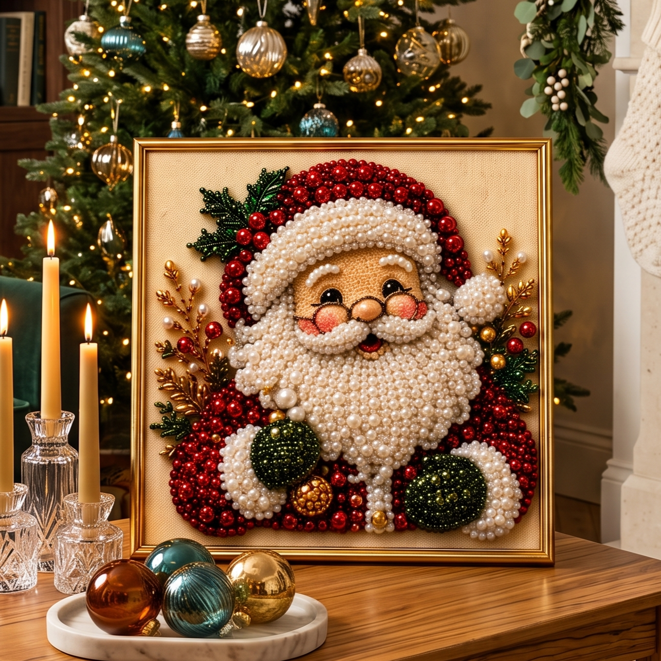 EARLY CHRISTMAS SALE 49% 🎄 OFF Holiday DIY Diamond Pearl Painting Art Kit