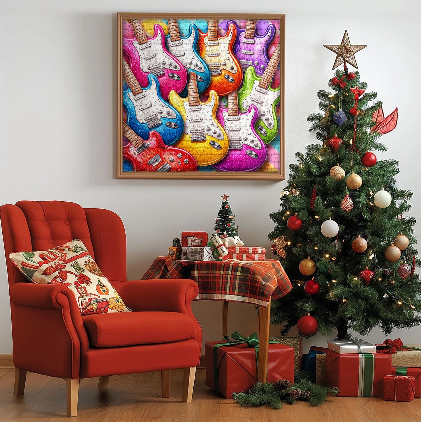Candy Pop Guitars Jigsaw Puzzles GFTOQM3335