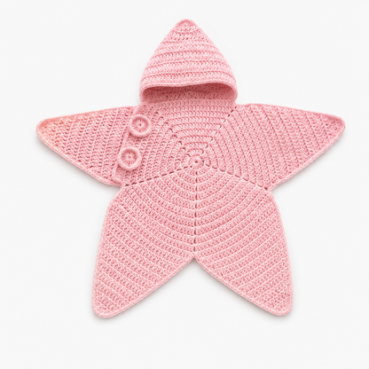 Cozy Crochet Baby Star Suit for Newborns and Toddlers