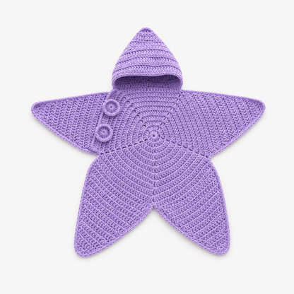 Cozy Crochet Baby Star Suit for Newborns and Toddlers