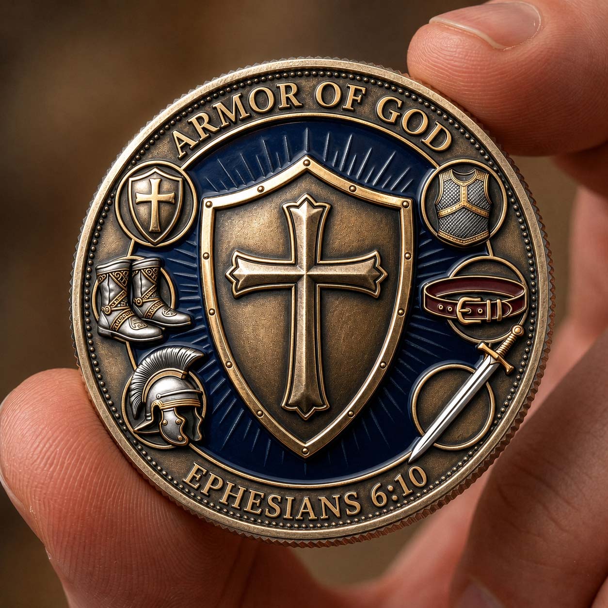 Armor Cross Shield Commemorative Coin GDTONTD1265