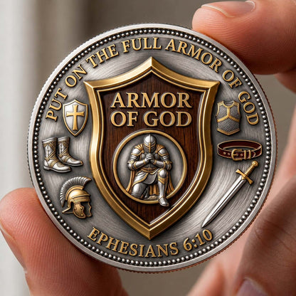 Kneeling Armor Shield Commemorative Coin GDTONTD1267