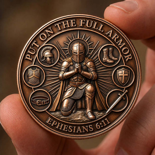 Copper Prayer Armor Commemorative Coin GDTONTD1268