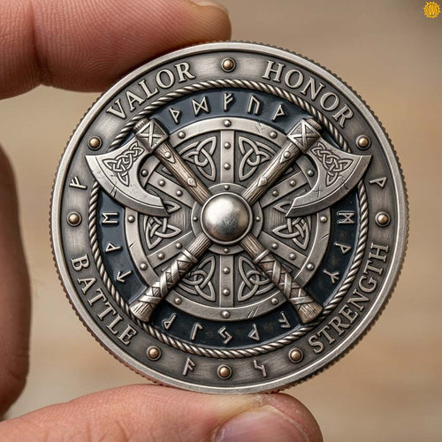 Viking Valor Shield Commemorative Coin GDTONTD1327