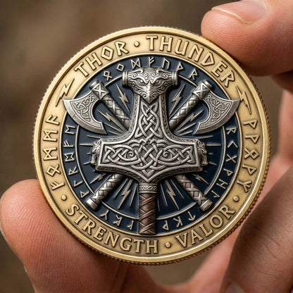 Thor Thunder Hammer Commemorative Coin GDTONTD1331