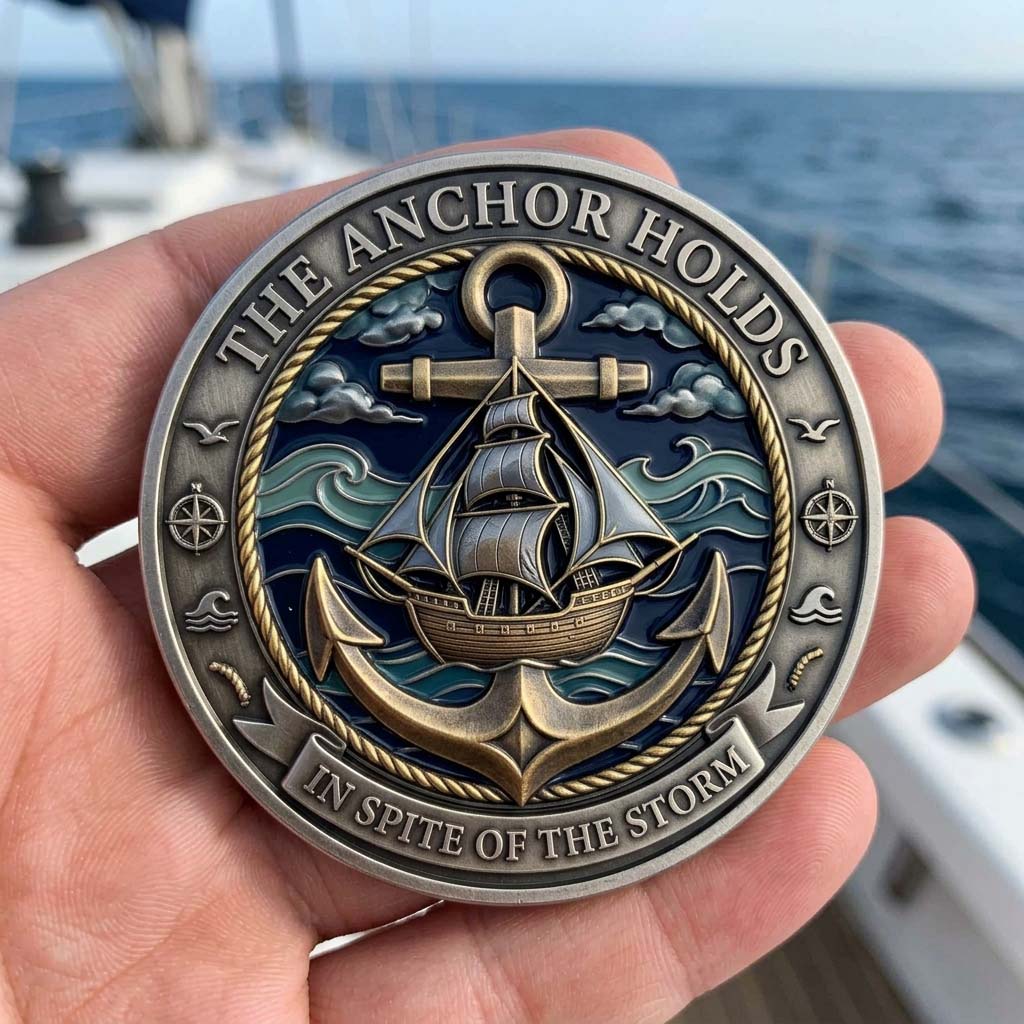 Lighthouse Anchor Commemorative Coin GDTONTD1364